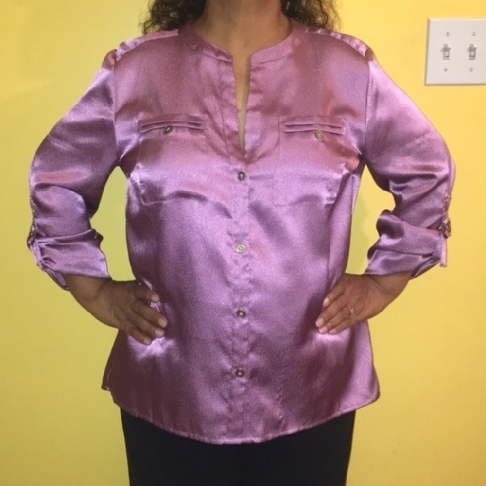 Women’s Dana Buchman Button Down Blouse - Picture 1 of 13
